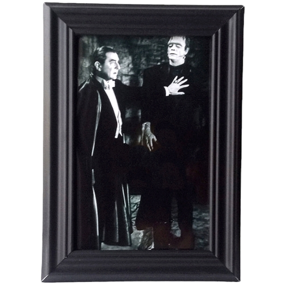 Dracula & Frankenstein Gothic goth vampires vampire punk monster universal art